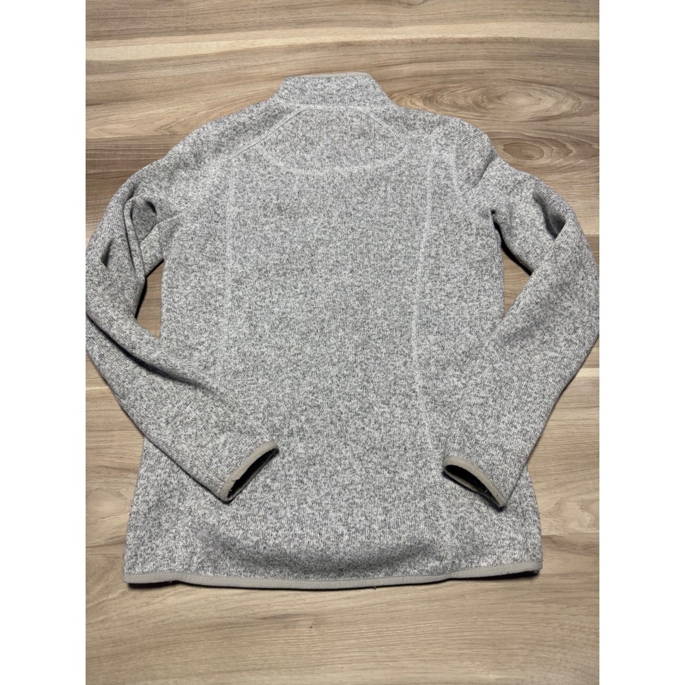 LL Bean Sweater Fleece Jacket Womens XXS Gray Full Zip Mock Neck 279684 Outdoor - Picture 2 of 9